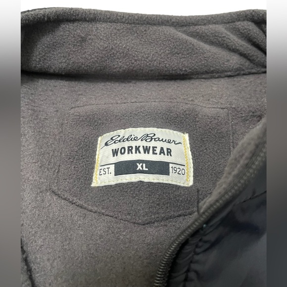 Eddie Bauer Men’s Gray 1/4 Zip Pullover - Picture 3 of 7